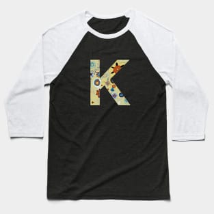 Monogram letter K Baseball T-Shirt